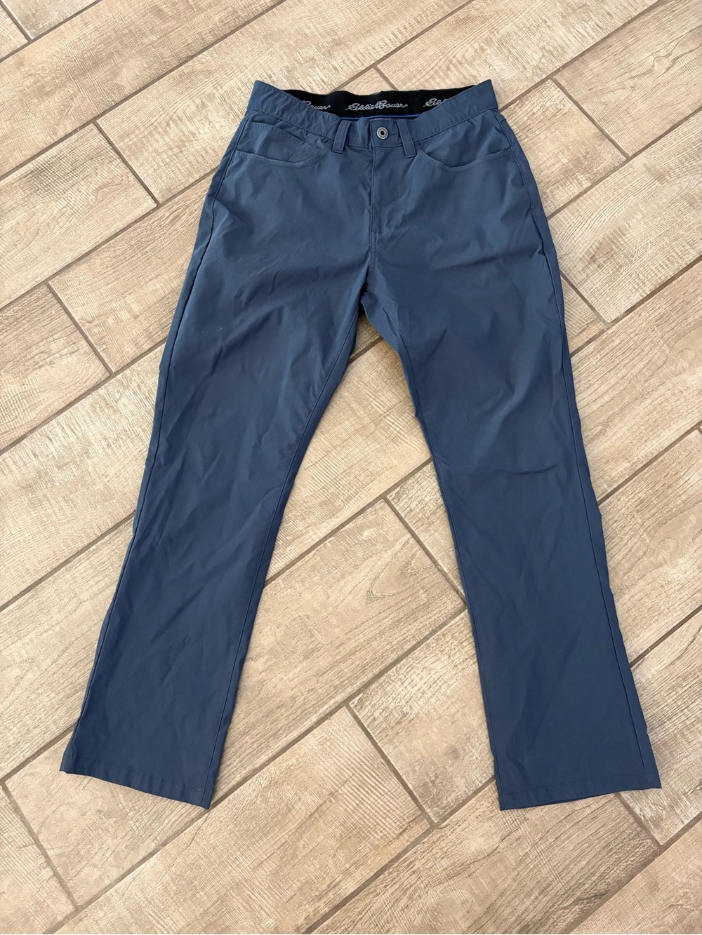 Eddie Bauer Men's Adventure Trek Navy Blue Outdoor Water Rep Pants 32x30